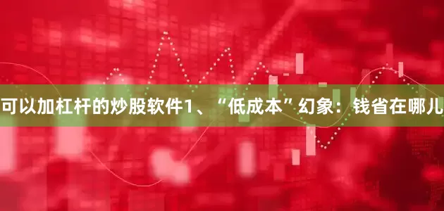 可以加杠杆的炒股软件1、“低成本”幻象：钱省在哪儿